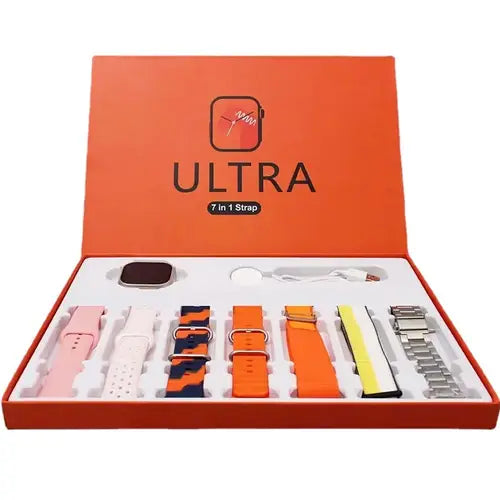 Hi Watch Pro Ultra Smartwatch – 7-in-1 Strap Bundle